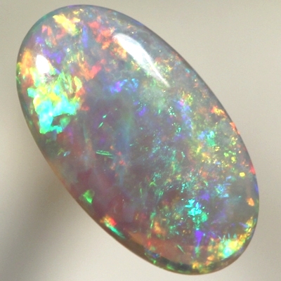 SOLID CRYSTAL OPAL Bright golden multicolour sparkles